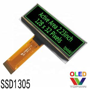 Layar OLED warna kuning terlaris 2,23'' 2,23 inci 24 pin 128x32 resolusi dengan IC penggerak ssd1305 UG-2832ASYCG01 - Product Image 4