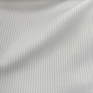 Fabricante al por mayor de alta calidad suave 89% poliéster 11% Spandex tela de malla ropa deportiva de punto elástico transpirable - Product Image 1