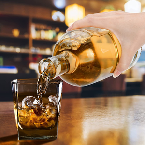 Vòng rõ ràng rỗng 750ml thủy tinh <span class=keywords><strong>Vodka</strong></span> Chai bán buôn 75cl rượu rượu Whisky chai - Product Image 6