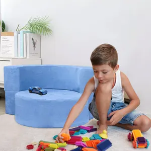 Divano moderno da esterno regolabile per bambini divano componibile componibile curvo per bambini
