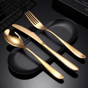 Ensemble de couverts de mariage en argent Solige, cuillères et fourchettes en acier inoxydable pour hôtel - Product Image 3