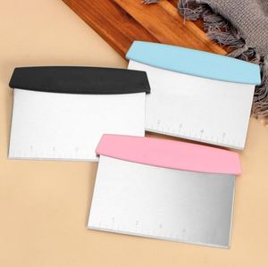 Cortador de Masa de Acero Inoxidable Personalizado, Raspador de Pastelería para Pizza y Tartas con Medidor, Utensilios de Cocina - Product Image 4