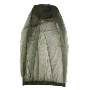Couvre-tête anti-moustiques Work Record, vert armée, en maille, protection intégrale contre les insectes pour activités de plein air et pêche - Product Image 3