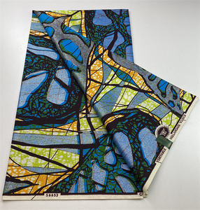 ผ้าลายขี้ผึ้งขนาดใหญ่6หลาผ้าอังการาผ้าลาย ML30SG134-157แอฟริกัน - Product Image 6