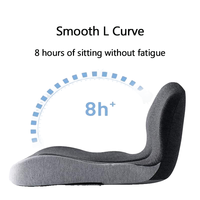 Coussin de siège de chaise confortable pour la sédentarité, en tissu à capuche antidérapant, doux pour la peau, en mousse à mémoire de forme, dernière vente