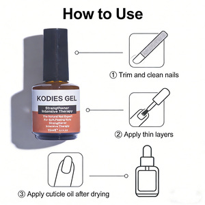 Tratamiento fortalecedor de uñas con logotipo personalizado, terapia intensiva para el crecimiento de las uñas, endurecedor de u - Product Image 5