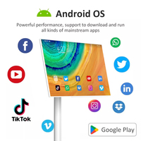 Eimio Android Hot Sale Standby Me 21.5 Inch Smart Tv Led Backlit Wit Touchscreen Draagbare Verplaatsbare Oplaadbare Lcd