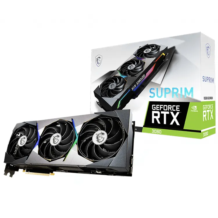 MSI NVIDIA GeForce RTX 3070 SUPRIM 8G Gaming Graphics Card with 256-Bit GDDR6 Memory Support Intel Core I9 10900K Processor
