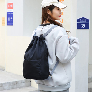 Factory Direct Custom Logo Lightweight Waterproof Travel Draw String Sports Bag <b>Drawstring</b> <b>Backpacks</b> for Gym Swimming - Product Image 5