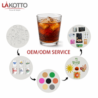 Lakotto 320ml – Gobelets en verre réutilisables à motif strié martelé, verrerie gravée pour eau, thé, jus, café – Cadeaux d'affaires modernes