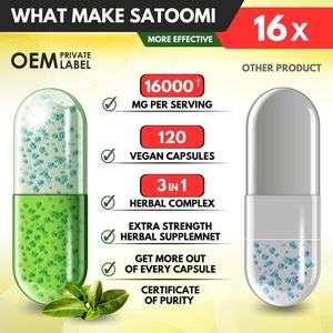 OEM kapsul teh hijau untuk pembersih usus besar detoks cepat bahan teh hijau untuk dewasa dengan Garcinia Cambogia - Product Image 5