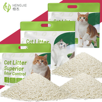 Arena para Gatos de Yuca Ecológica, Biodegradable, Natural, de Rápida Absorción, Aglomerante, Altamente Absorbente, con Control de Olores Extra, Libre de Polvo
