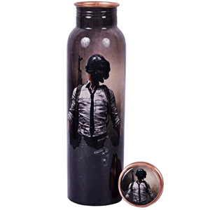 High Quality Pure Copper <b>Water</b> <b>Bottle</b> Available in Different Styles with Premium Packaging Best Quality Wholesaler From India - Product Image 1