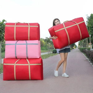 High Quality Customizable <strong>Extra</strong> <strong>Large</strong> Capacity Moving Luggage Packing <strong>Bag</strong> Clothes <strong>Storage</strong> <strong>Bag</strong> With Zipper - Product Image 1