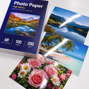 Papel Fotográfico Brillante para Inyección de Tinta, 180G 230G 260G, Tamaños A4 A3 y Personalizados, para Impresoras Fotográficas Epson y <span class=keywords><strong>Kodak</strong></span> - Product Image 3