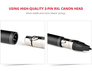 YELANGU MIC07 Professional Interview Microphone News Microphone SLR <strong>Camera</strong> Micro Film Shooting <strong>Mic</strong> for Outdoor Record Video <strong>Mic</strong> - Product Image 3