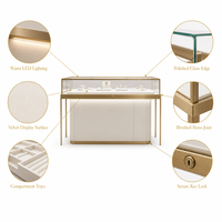 Vitrines et comptoirs de présentation de bijoux en verre sur mesure pour les magasins de bijoux en gros