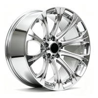 Jantes en alliage forgées à rayons multiples 5x120 17/18 pouces noires pour BMW M5 M6 E46 E60