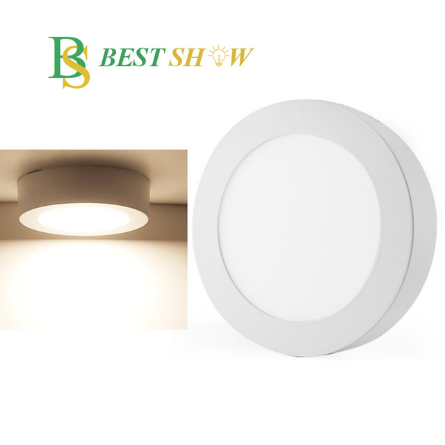6W 12W 18W 24W Surface Mounted Led Panel Round