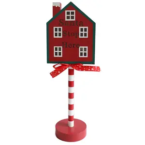 2023 New Creative Cordless Wooden Light Baby Road Sign Lamp Decorative Home String Style Lighting for Festivals Gift