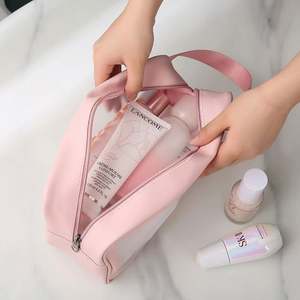 Bolsa de almacenamiento portátil para maquillaje de baño para mujer, neceser de viaje impermeable, bolso de ducha para mujer - Product Image 2