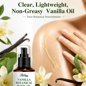 Huile Corporelle Végétale Pressée à Froid à la <span class=keywords><strong>Vanille</strong></span>, Hydratation Profonde, Légère et Non Grasse, Marque Privée OEM, Logo Personnalisé, Vente en Gros - Product Image 3