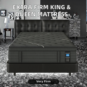 Colchón profesional <span class=keywords><strong>Extra</strong></span> <span class=keywords><strong>firme</strong></span> de bolsillo Spring Queen King, 4 colchones de espuma viscoelástica de Gel grueso para uso en dormitorio, Colchones ortopédicos - Product Image 3