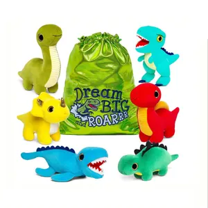 Populer Kustom Tas Boneka Dinosaurus Set Anak-anak Bermain Rumah Mainan Dinosaurus Keluarga Mainan Mewah Tyrannosaurus Rex Produsen Mewah