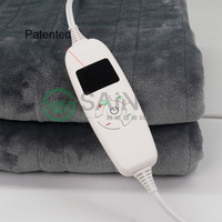 Nouvelle version 110v twin full queen king size lavable jet électrique personnalisé chauffé sur couverture pour le lit et l'hiver
