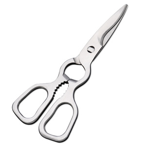 <b>Kitchen</b> <b>Scissors</b> Stainless Steel Straight Head Multi Purpose Home Use Food Cutting Shears - Product Image 3