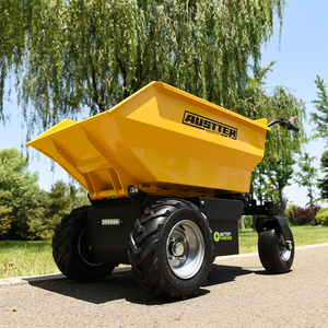 AUSTTER Petit transporteur de jardin manuel bon marché Mini camion à benne basculante électrique à quatre roues 500kg pour les États-Unis, l'Italie, la <span class=keywords><strong>France</strong></span> et la Pologne - Product Image 2