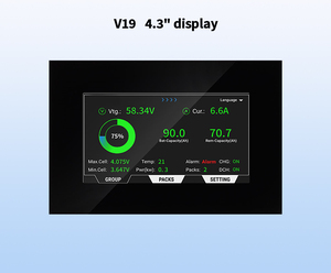 ชุด DIY ประกอบด้วย BMS และหน้าจอ LCD กล่องแบตเตอรี่ 280Ah 48V ปรับแต่งได้ แบตเตอรี่ 280Ah ความจุสูง - Product Image 3