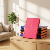 Nuevo Diario Personalizado con Impresión Personalizada, Tapa Dura de Cuero PU A5, Cuaderno de Papel, Diario con Impresión Personalizada