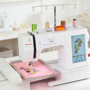 Máquina <span class=keywords><strong>de</strong></span> Coser y <span class=keywords><strong>Bordar</strong></span> Doméstica MYSEW M9 2 en 1 Totalmente Automática con Cortahilos Automático - Product Image 3