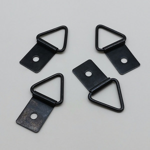 E211 <b>Large</b> Single Chip Triangular Buckle Hook Hardware For <b>Photo</b> <b>Frame</b> Furniture Mounts Stainless Steel Quick Release - Product Image 2
