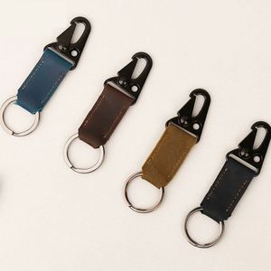 Idée cadeau d'entreprise 2026, porte-clés en cuir avec logo OEM pour cadeau promotionnel - Product Image 6