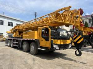 Treuil de levage monté sur camion d'occasion haute performance de 50 tonnes avec moteur Weichai China III et essieux pour la manutention de matériaux lourds - Product Image 3