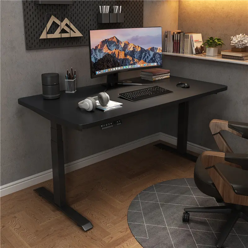 Dark Storm Style Electric Competition Style Household Desk Integrated Electric Lifting desk frame