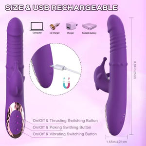 ワイヤレスリモコンシリコンペニス女性用オナニーグッズ大人のおもちゃ加熱伸縮式ディルドバイブレーター女性向け - Product Image 5