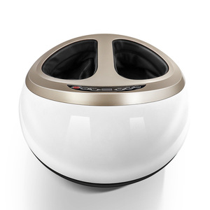Electric <b>Foot</b> <b>Massager</b> With Heat Therapy For <b>Foot</b> And Leg Massage Plug-In Timing Function White Black Gold - Product Image 3