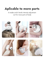 Masseur de tête électrique automatique à micro-courant et lumière rouge Synogal pour la croissance des cheveux et la relaxation