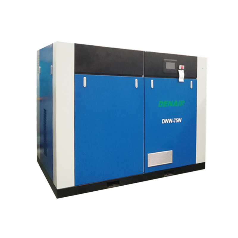 machine populaire de compresseur d'air à vis de double stage du type sec exempte d'huile 7 8 10 bar