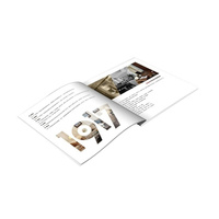 Magazine personnalisé entièrement en couleur, 7,5mm de design, sandales, volants, feuilles, albums, impressions de illustrations