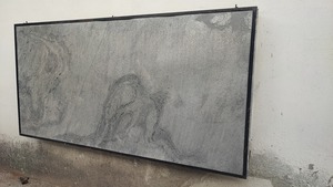 Silver <b>Grey</b> Light Slate Stone Veneer Wall Panels Eco-Friendly Durable 5+ Year Warranty Modern Design Subtle Soft Decorative - Product Image 4