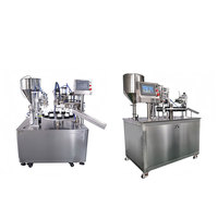 Machine de remplissage à pompe péristaltique pour sachets à bec verseur, pour confiture, brillant à lèvres et liquides, avec fonction de remplissage et de bouchage