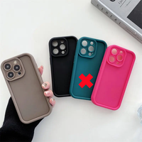 Coque de Téléphone Portable Antichoc Couleur Unie pour iPhone 17 Pro Max 16 15 14 13 12 11 Xs Xr Xs Max 7 8 Plus en TPU Souple