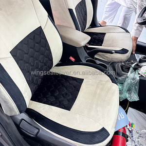 WING Factory Venta al por mayor Venta caliente Patrón de diamante Tamaño estándar Se adapta a la mayoría de los sedanes Fundas universales para asientos de automóviles - Product Image 6