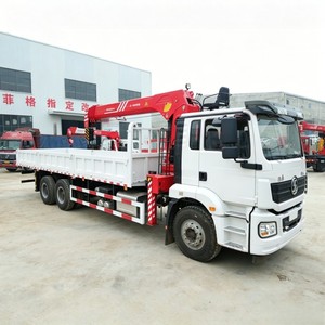 Camion-grue télescopique Shacman F3000 6x4 robuste, 14, 16 ou 20 tonnes, grue à flèche droite - Product Image 4