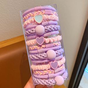 बहु-रंग बेस्टसेलर उच्च-लोचदार कोई बाल क्षति रंगीन बड़े लूप बच्चे पोनीटेल स्टाइल/ब्रेड मिलान के लिए बाल संबंध - Product Image 2