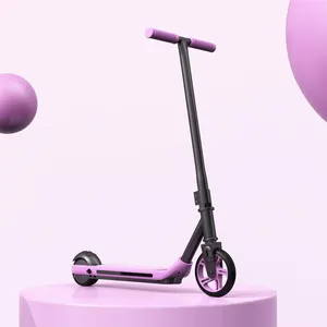 Custom OEM Baby Kids' Scooter Simple Pink Electric Kids Scooter 5.5in Wheel Max Speed 12km/h Monopattino Electric Scooter Ninos